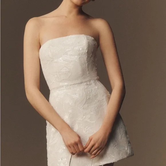 knee length dresses for ladies Anthropologie | Women's Forever That Girl White Mini Dress with Tags